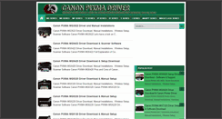 Desktop Screenshot of canonpixma.net